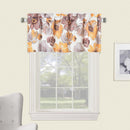 Pair of Leahanna Window Valance 52”Wx18”L (Set of 2)-Wholesale Beddings