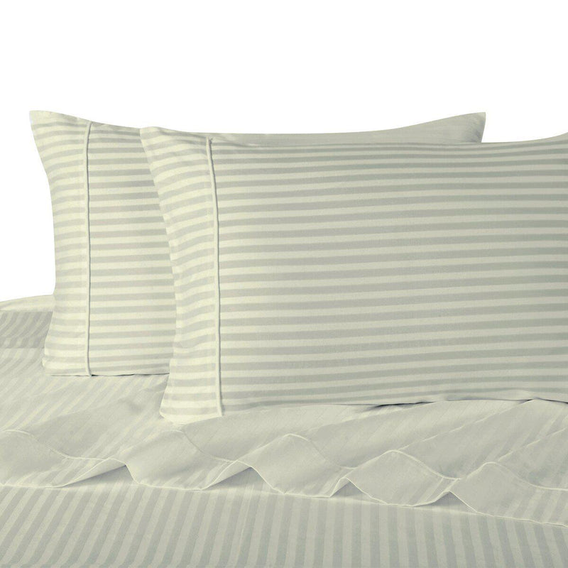 Pair of Pillowcase Sets 500 Thread Count 100% Cotton Striped-Wholesale Beddings