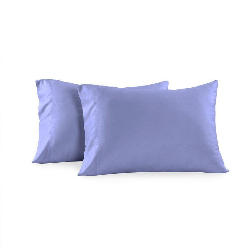 Pair of Pillowcases 100% Cotton 300 Thread Count Solid-Wholesale Beddings