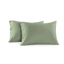 Pair of Pillowcases 100% Cotton 300 Thread Count Solid-Wholesale Beddings