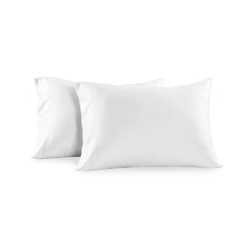 Pair of Pillowcases 100% Cotton 300 Thread Count Solid-Wholesale Beddings