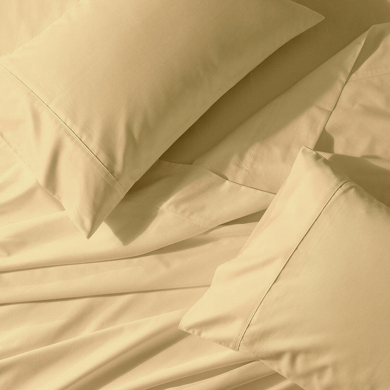 Percale Sheet Set - Extra Deep Pockets 22 Inches Deep-Wholesale Beddings
