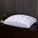Pleated Goose Down Pillow 600 Thread Count French Bread Firm Neck Support-Wholesale Beddings