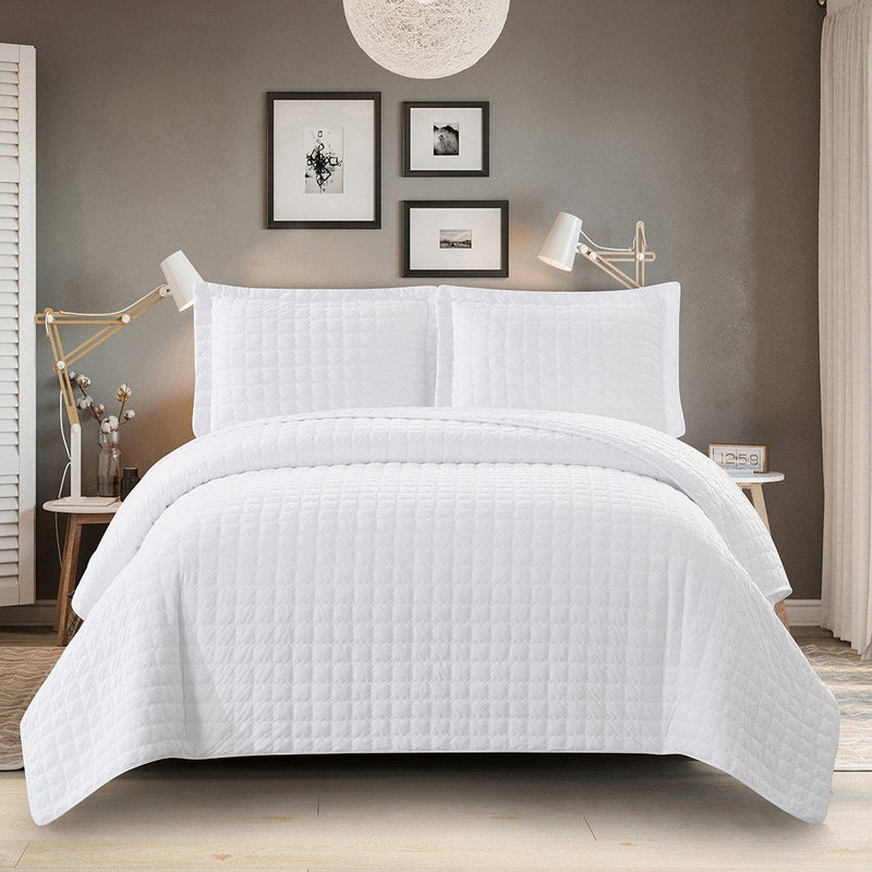 Plush Velvet Bedspread Quilt Set-Wholesale Beddings