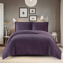 Plush Velvet Bedspread Quilt Set-Wholesale Beddings