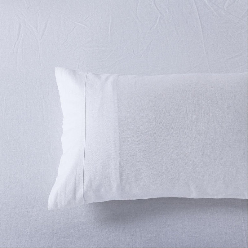 Pre-Washed Belgian Flax Linen Cotton Pillowcases (Pair)-Wholesale Beddings