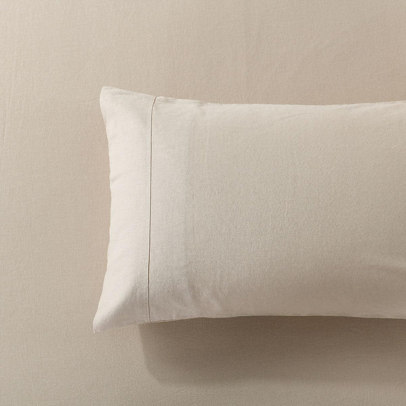Pre-Washed Belgian Flax Linen Cotton Pillowcases (Pair)-Wholesale Beddings