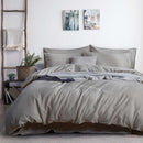 Pre-washed Belgian Flax Linen Cotton Duvet Cover Set-Wholesale Beddings