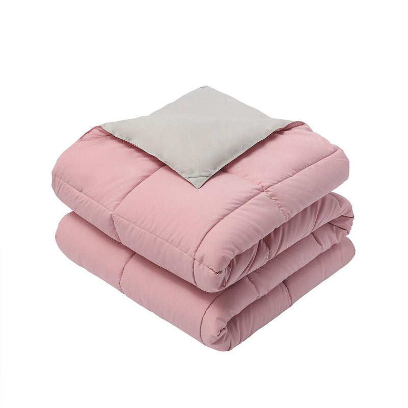 Reversible Plush Down Alternative Blanket-Wholesale Beddings