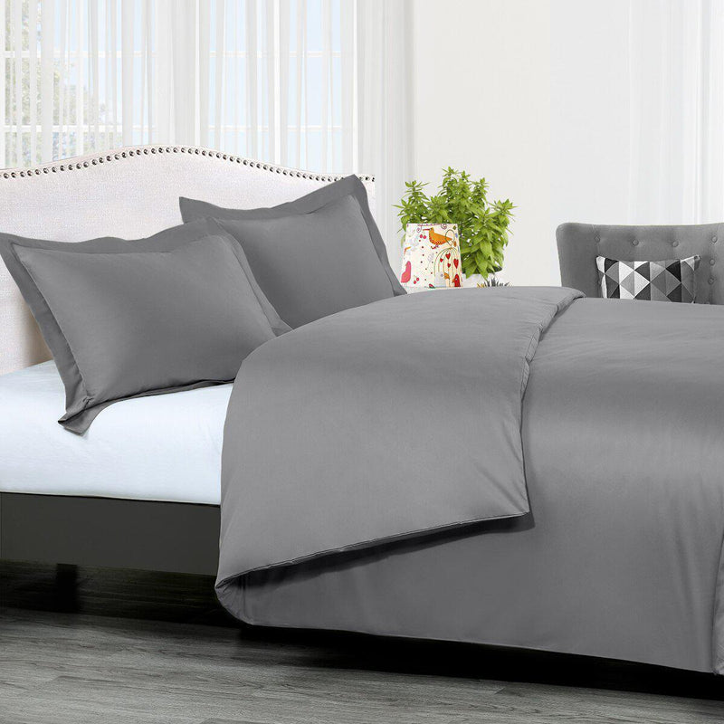 Royal Tradition 300 Thread count 100% Cotton Solid Duvet Cover-Wholesale Beddings