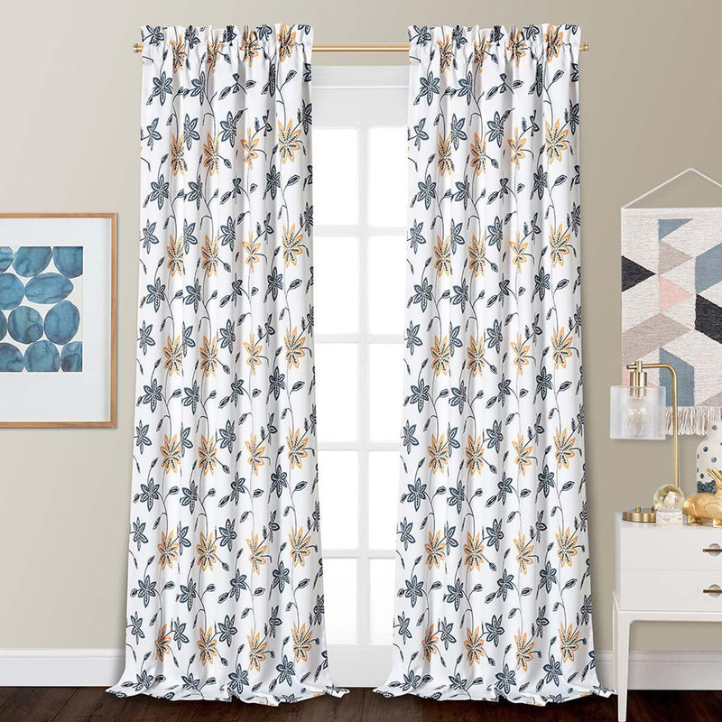 Shahd Room Darkening Curtain Panels Pair ( Set of 2 )-Wholesale Beddings