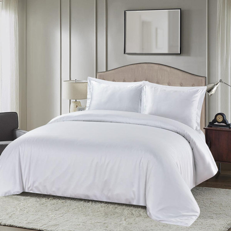 Silky Cotton, Bamboo-Cotton Blended 3-Piece Duvet Cover Set (Hybrid)-Wholesale Beddings