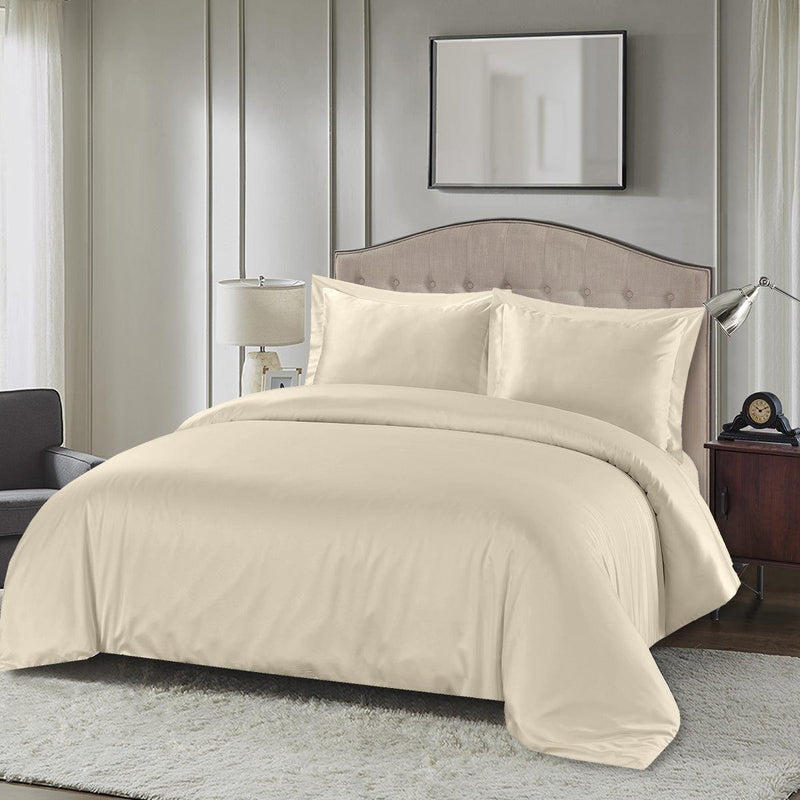 Silky Cotton, Bamboo-Cotton Blended 3-Piece Duvet Cover Set (Hybrid)-Wholesale Beddings