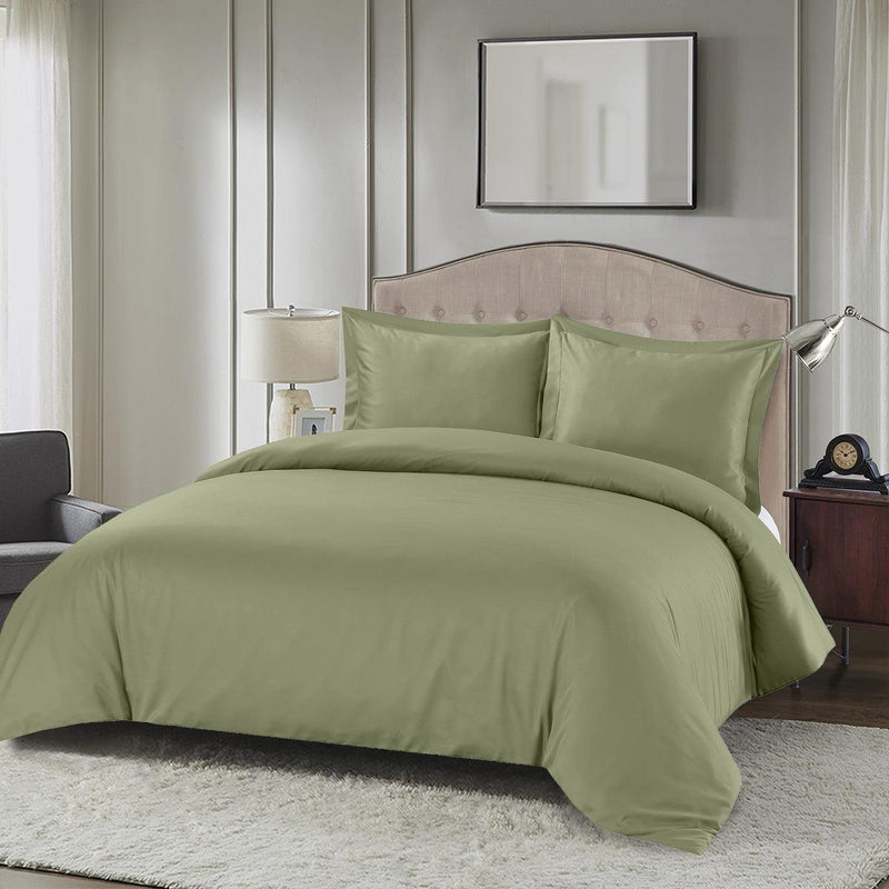 Silky Cotton, Bamboo-Cotton Blended 3-Piece Duvet Cover Set (Hybrid)-Wholesale Beddings