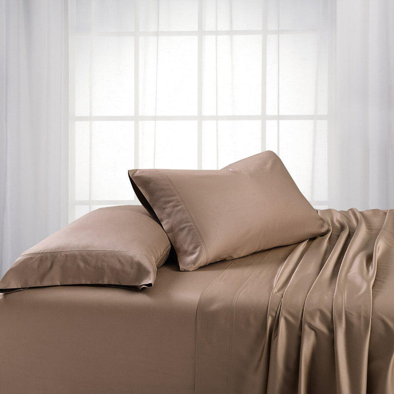 Silky Cotton, Bamboo-Cotton Blended Split King Dual King Adjustable Bed Sheets Set (Hybrid)-Wholesale Beddings