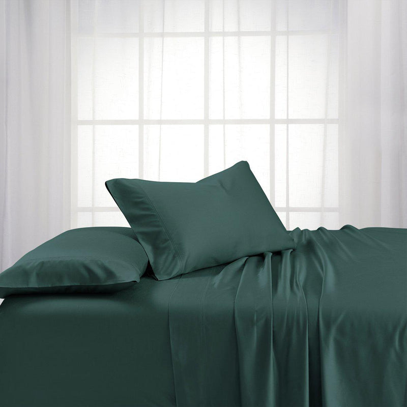 Silky Cotton, Bamboo-Cotton Blended Split King Dual King Adjustable Bed Sheets Set (Hybrid)-Wholesale Beddings