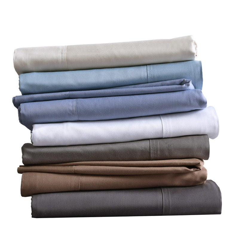 Silky Cotton, Bamboo-Cotton Blended Split King Dual King Adjustable Bed Sheets Set (Hybrid)-Wholesale Beddings