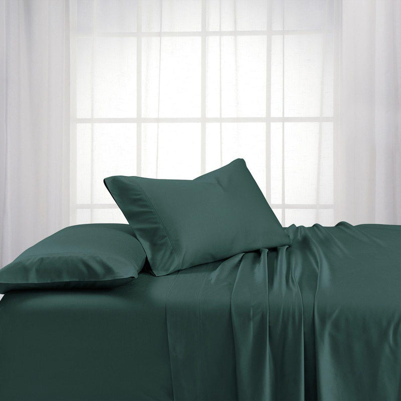 Silky Cotton, Bamboo-Cotton Blended Top Split King Sheet Sets (Flex Head Split King ) (Hybrid)-Wholesale Beddings