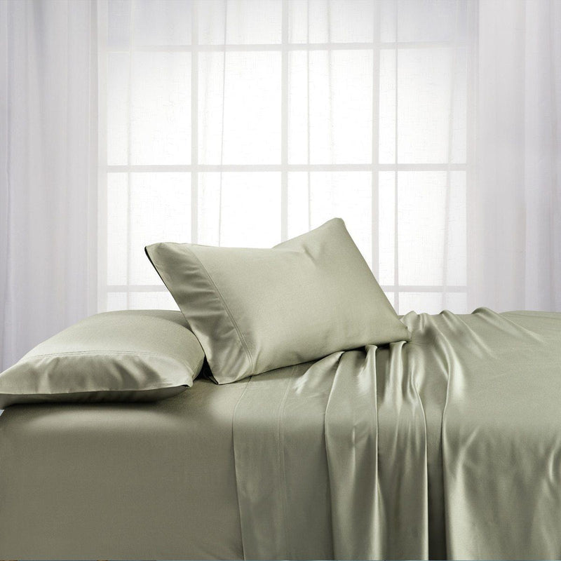 Silky Cotton, Bamboo-Cotton Blended Top Split King Sheet Sets (Flex Head Split King ) (Hybrid)-Wholesale Beddings