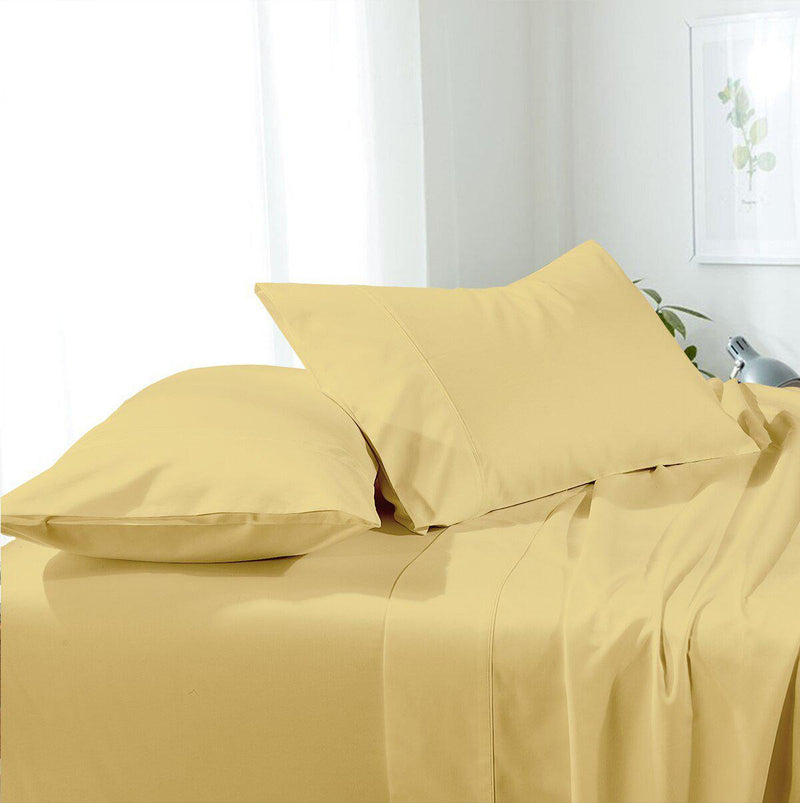 Soft & Wrinkle-Free Split California King Sheets "Cal-King" Microfiber Sheet Set-Wholesale Beddings