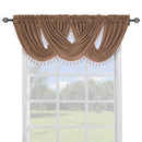 Soho Faux Silk Curtain Panels or Waterfall Valance (Single)-Wholesale Beddings