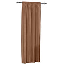 Soho Faux Silk Rod Pocket Curtain Panels- Matching Valance (Single)-Wholesale Beddings