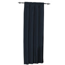Soho Faux Silk Rod Pocket Curtain Panels- Matching Valance (Single)-Wholesale Beddings