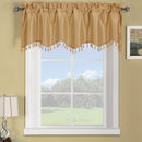 Soho Faux Silk Rod Pocket Curtain Panels- Matching Valance (Single)-Wholesale Beddings