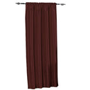 Soho Faux Silk Rod Pocket Curtain Panels- Matching Valance (Single)-Wholesale Beddings
