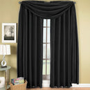 Soho Faux Silk Rod Pocket Window Treatment Scarf or Panel (Single)-Wholesale Beddings