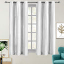 Soho Thermal Blackout Grommet Top Curtain Panels (Single)-Wholesale Beddings