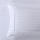 Split Adjustable Dual King Sheets 100% Cotton 300 Thread count - Striped-Wholesale Beddings