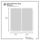 Split California King Sheets 100% Bamboo Viscose Super Soft & Cool-Wholesale Beddings