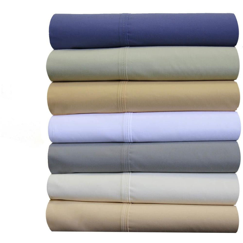 Split King Adjustable Bed Sheet Sets 100% Breathable Crispy Soft Cotton Percale Sheets-Wholesale Beddings