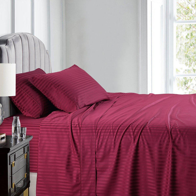 Split King 5-Piece Bed Sheet Set - Denim, 100% Microfiber