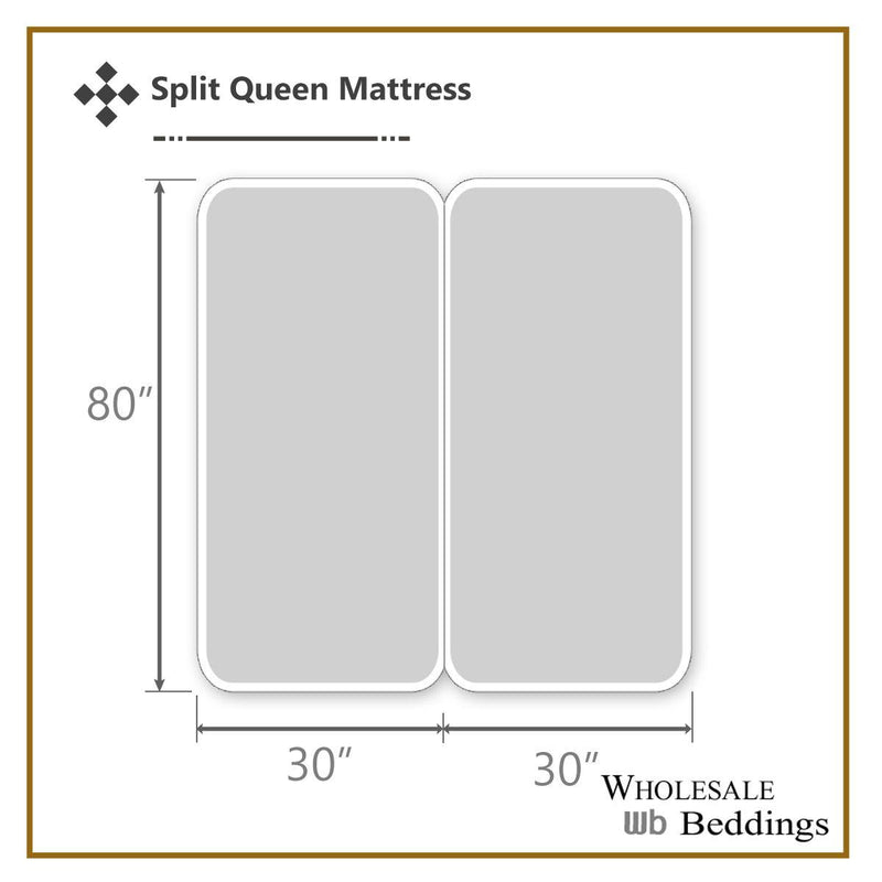 Split Queen Sheet Set 340TC 100% Pure Cotton-Wholesale Beddings