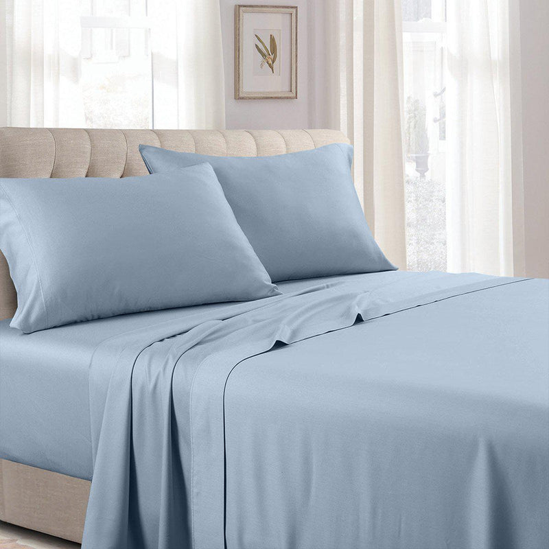 Split Queen Sheet Set 340TC 100% Pure Cotton-Wholesale Beddings