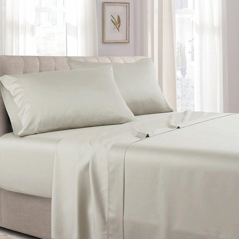 Split Queen Sheet Set 340TC 100% Pure Cotton-Wholesale Beddings