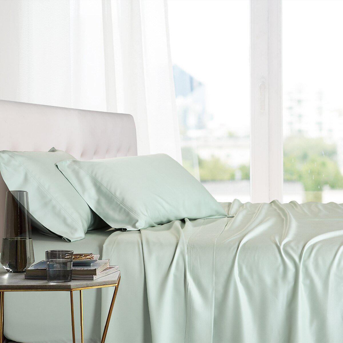 Top Split King Sheets 100% Bamboo Viscose