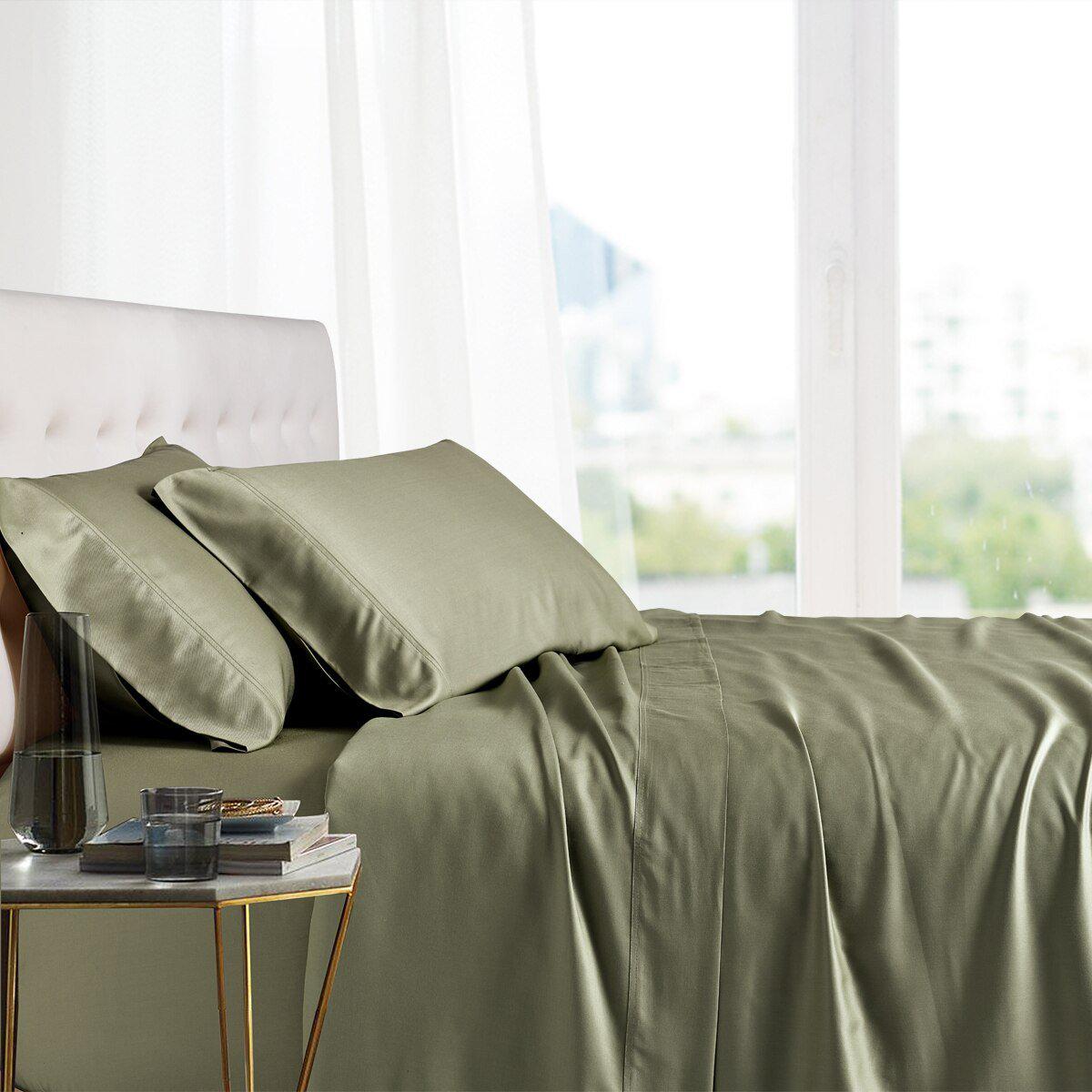 Top Split King Sheets 100% Bamboo Viscose