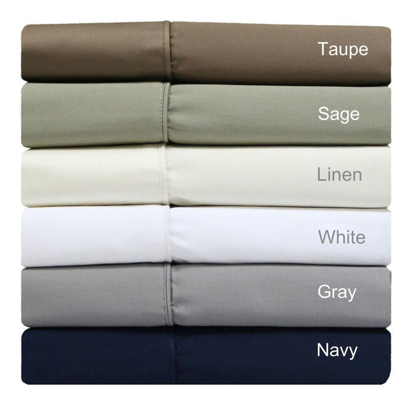 Split Top King Sheets 300 Thread Count 100% Cotton (Half Split Fitted)-Wholesale Beddings