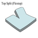 Split Top Sheets For Flex Top California King adjustable beds 300 Thread Count 100% Cotton Solid-Wholesale Beddings