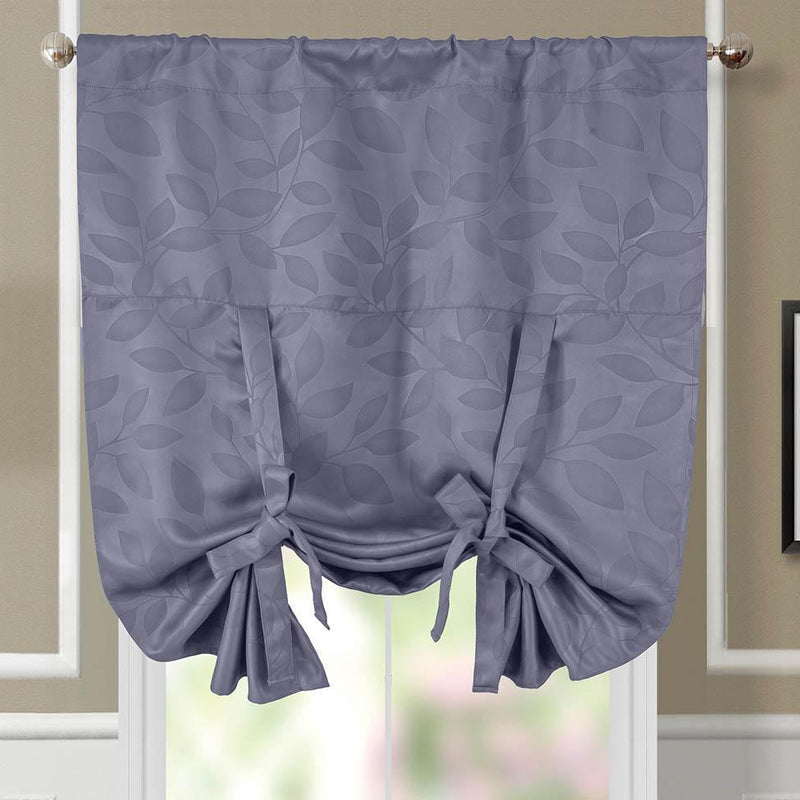 Tie Up Window Curtain Shade ( 37" W X 63" L) Virginia Rod Pocket Room Darkening-Wholesale Beddings
