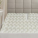 Top Split Cal-King ( Flex Calking ) Waterproof Bamboo Jacquard Mattress Pad-Wholesale Beddings