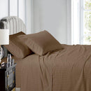 Top Split (Flex) California King Sheet Set Luxury 608 Damask Stripe 100% Cotton-Wholesale Beddings