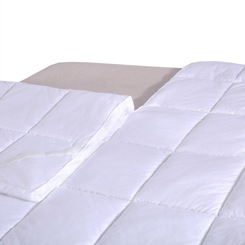 Top Split King ( Flex King ) 2 Inch Thick Mattress Topper 100% Cotton Shell-Wholesale Beddings