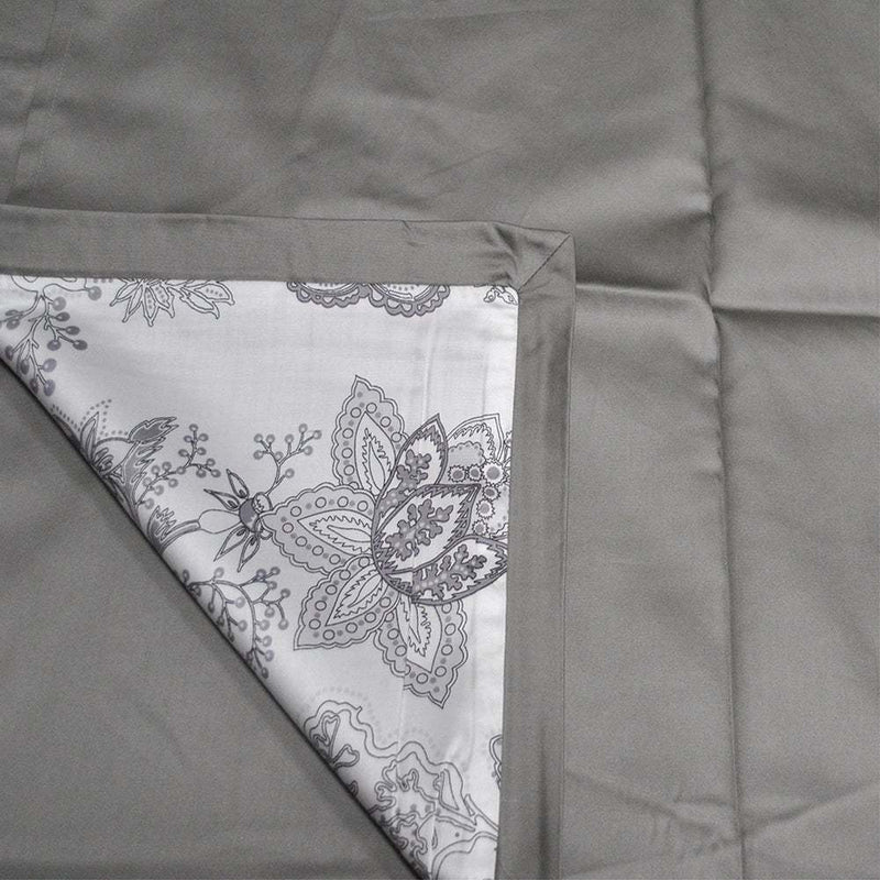 White Lotus 7 Piece Cotton Duvet Cover Set-Wholesale Beddings